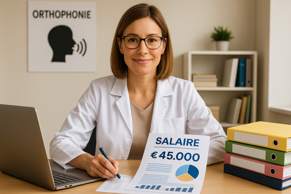 salaire orthophoniste privé en cabinet libéral avec évolution et perspectives
